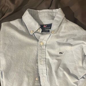 Vineyard Vines Blue Casual Button Down Shirt